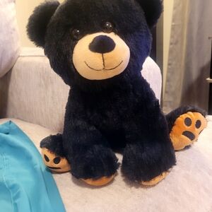 Charming Black and Tan Plush Bear